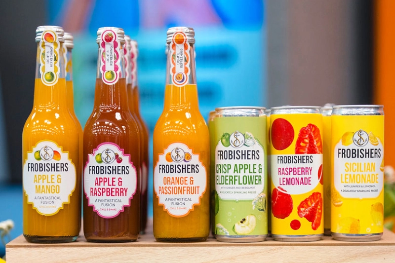Sampling drinks at the Expowest Cornwall tradeshow